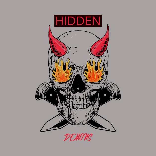 Hidden Demons inside Skull by DesignwithYunuk