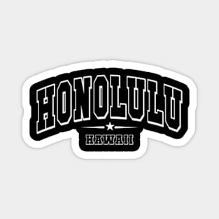 Honolulu Hawaii Hi Sport Athletic Magnet