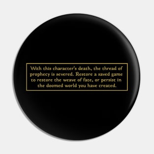 Thread of Prophecy Pin