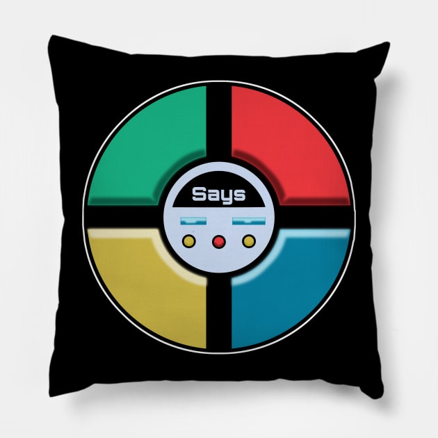 Simon Says Pillow by ActionNate