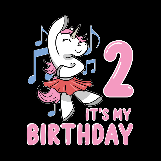 It's my Second Birthday Unicorn Ballerina by ModernMode