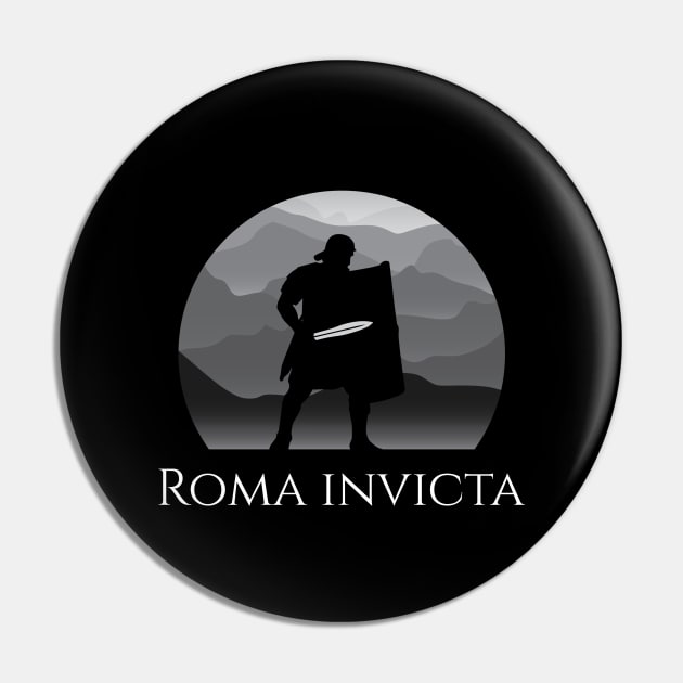 Ancient Rome Legionary - Roma Invicta - Roman History SPQR Pin by Styr Designs