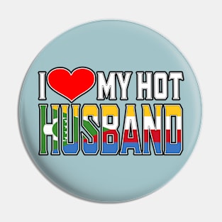 I Love My Hot Comoran Husband Pin