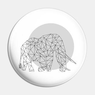 Elephant Geometric 2 Pin