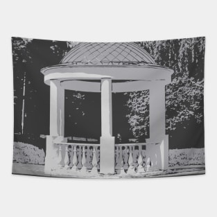 Gazebo in the park Tapestry