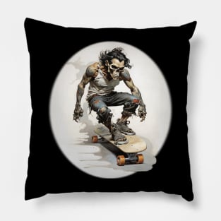 Skater Zombie Pillow