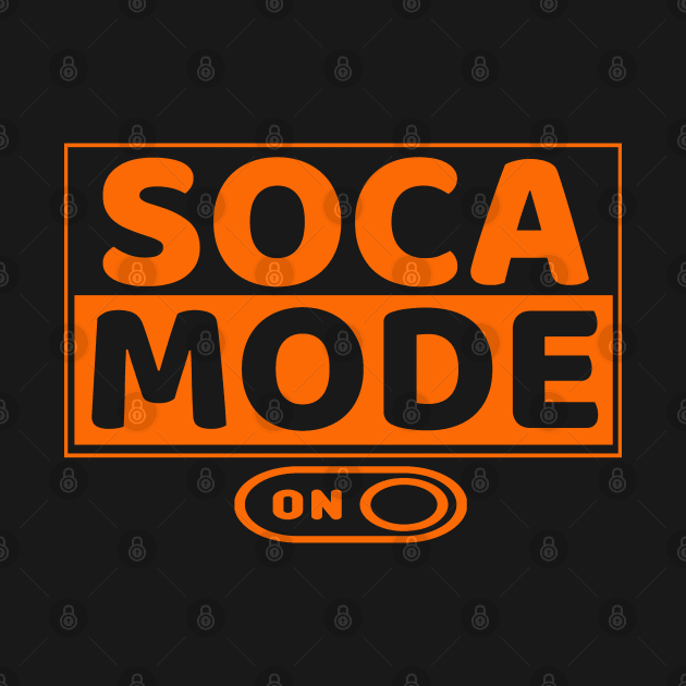 Soca Mode Business Brand Logo  - Orange Print - Soca Mode by Soca-Mode