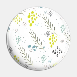 Algae Pattern Pin