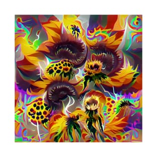 Psychedelic Sunflower T-Shirt