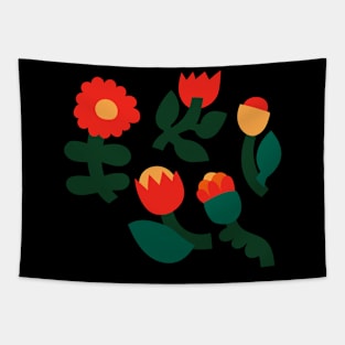 Group of Flowers Tapestry