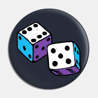 Pair of Dice Pin