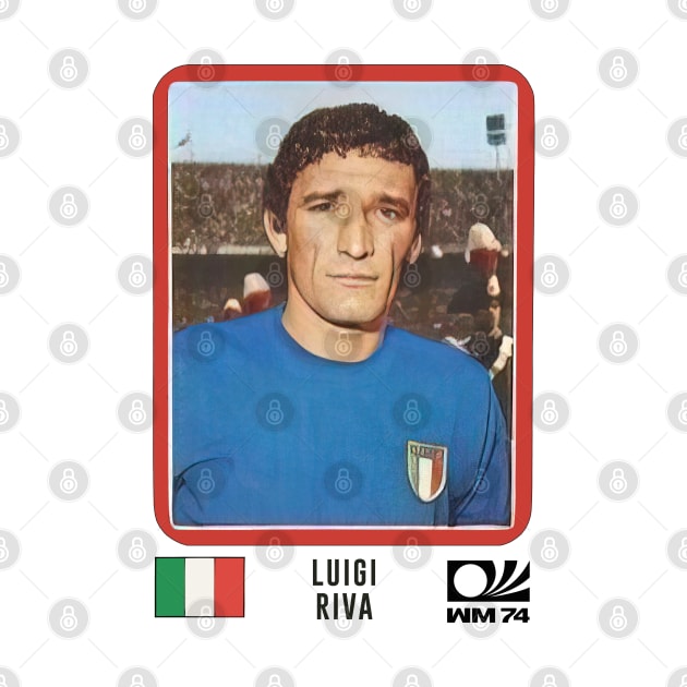 Luigi Riva /\/ Retro 70s Football Fan by Eye Floaters