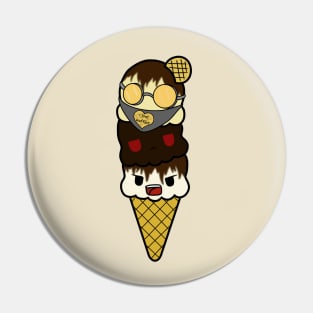 Creepypasta Ice Cream Pin