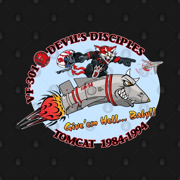 VF-301 Devil's Disciples Nose Art by MBK