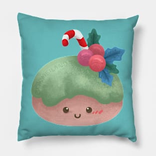 Mochi with Christmas Decoration Pillow