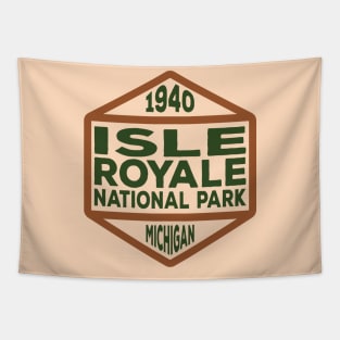 Isle Royale National Park badge Tapestry