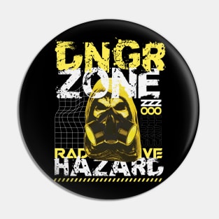 Danger Zone Radioactive Hazard Pin