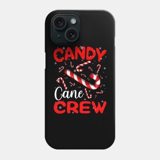 Candy Cane Crew Funny Christmas Candy Lover X-mas Phone Case