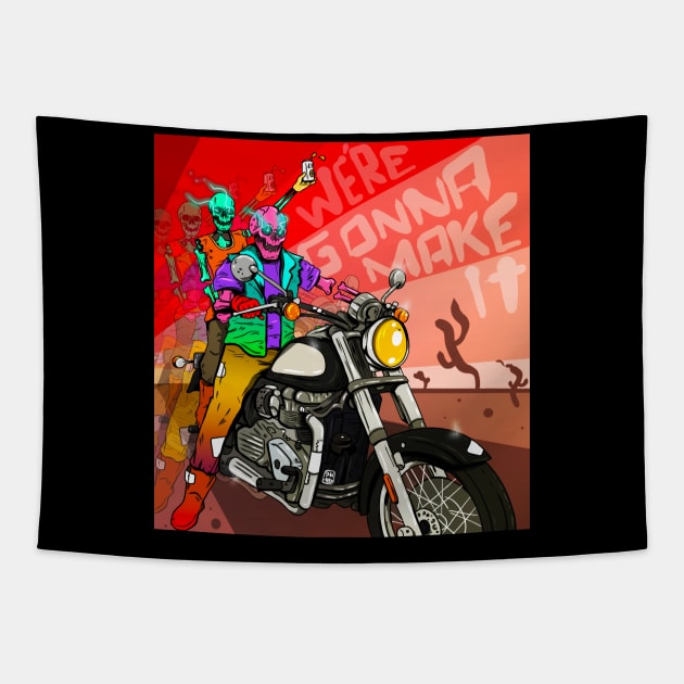 TRIUMPH Tapestry by Ohhmeed