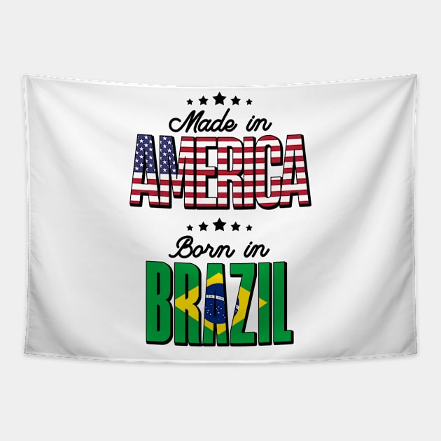 Half American Half Brazilian Born in Brazil Tapestry by Way Down South