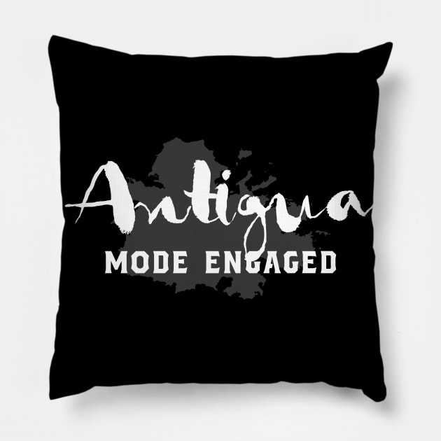 Antigua Mode Engaged – Vacations Holidays Pillow by BlueTodyArt