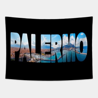 PALERMO - Sicily Italy Aerial View Tapestry