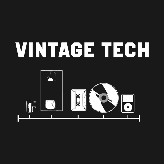 Vintage Tech Media Storage by APSketches