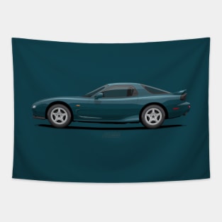 RX7 FD3S Montego Blue Mica Tapestry