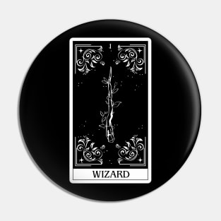 Wizard Tarot Card D&D Nat 20 Dungeons & Dragons Pin