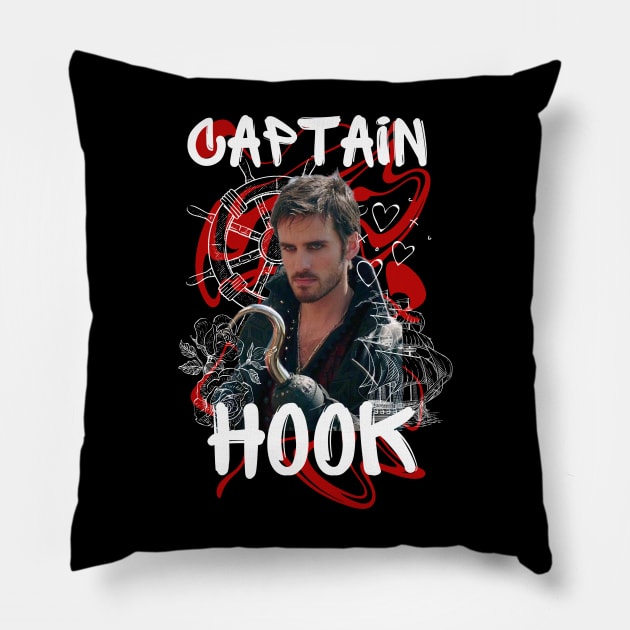 Captain Hook Pillow by X_gho5t_