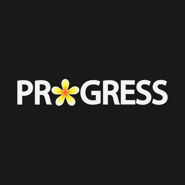 Progress artistic typography design by DinaShalash