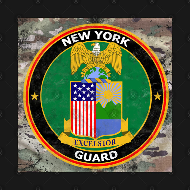 New York Guard Logo on Distressed OCP by New York Guard Association