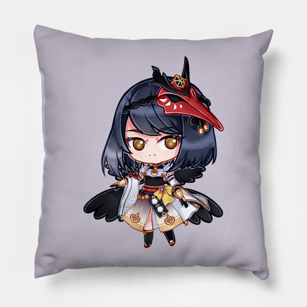 Sara chibi Pillow by HellaKumii