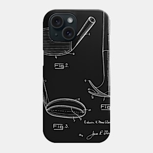 Sand Wedge Vintage Patent Hand Drawing Phone Case