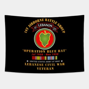 1st Airborne BattleGroup - 24th ID - Lebanon Civil  War w AFEM SVC Tapestry