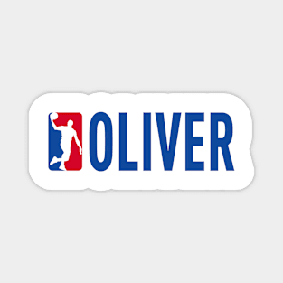 Oliver NBA Basketball Custom Player Your Name T-Shirt Magnet