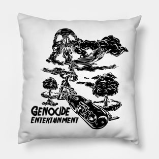 Atom Bomb (Black) Pillow