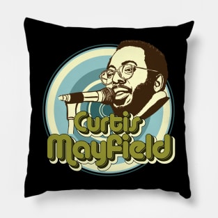 Mr Curtis Mayfield Pillow