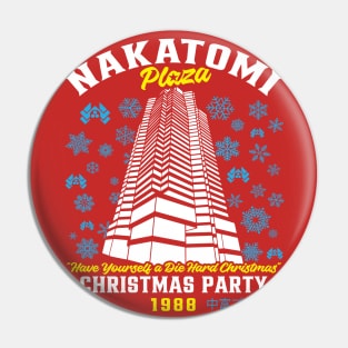 Christmas Nakatomi Building Die Hard Pin