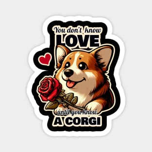 Corgi Valentine's day Magnet