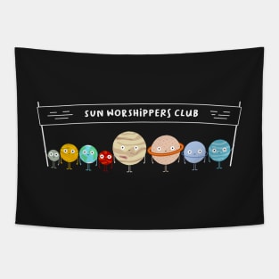 Sun Worshipper Club Tapestry