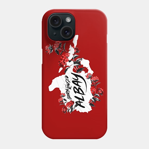 Born and Raised - Albay, Philippines (Red) Phone Case by pinoytee