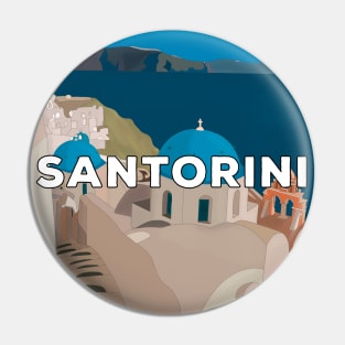Santorini Pin