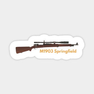 M1903 Springfield Sniper Rifle Magnet