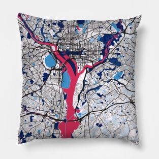 Washington - United States MilkTea City Map Pillow