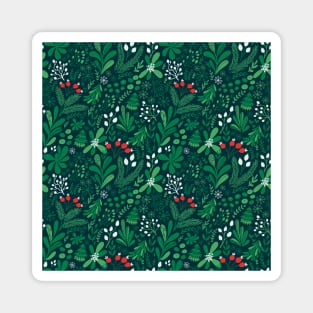 Christmas holiday pattern Magnet