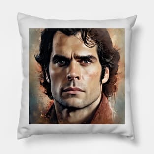 Portrait of Henry Cavill Pillow