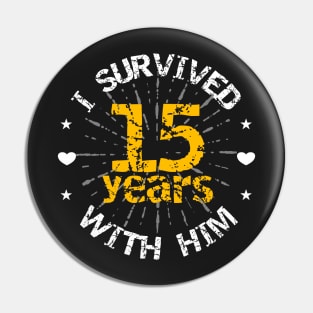 Funny 15th anniversary (wedding, friendship) gift for her Pin