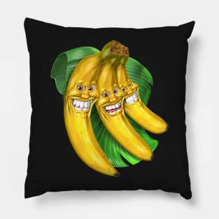 Smiling Bananas Pillow