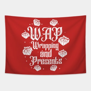 WAP: Wrapping and Presents Cardi b parody Tapestry